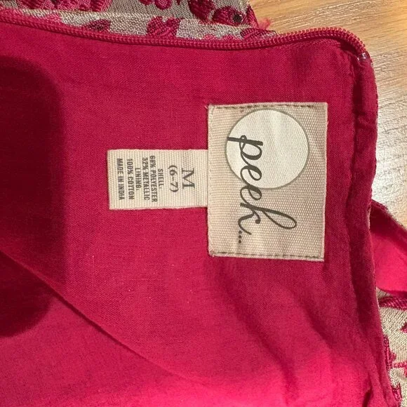 Peek brocade girls' party dresses